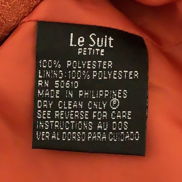 Le Suit Petite Women Jacket with Scarf - Picture 6 of 6